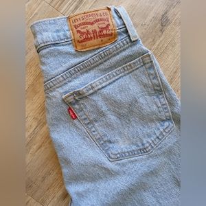 Levi's 501 button fly denim jeans size W27 L26